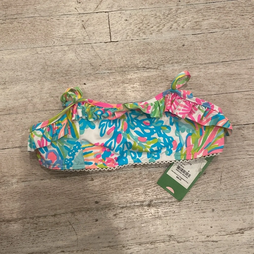 lilly pulitzer Mora Bathing suit top size 8 new with tags. - Picture 2 of 8